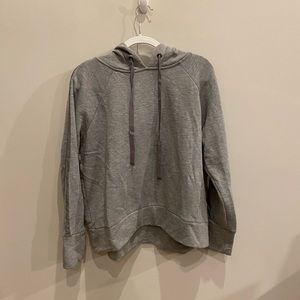 grey hoodie